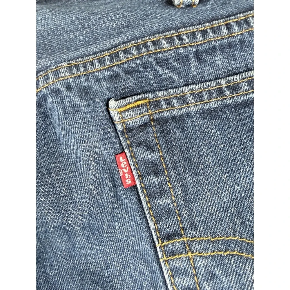 Vtg Levis 517 Boot Cut Jeans Mens 36x32 Blue Denim Red Tab